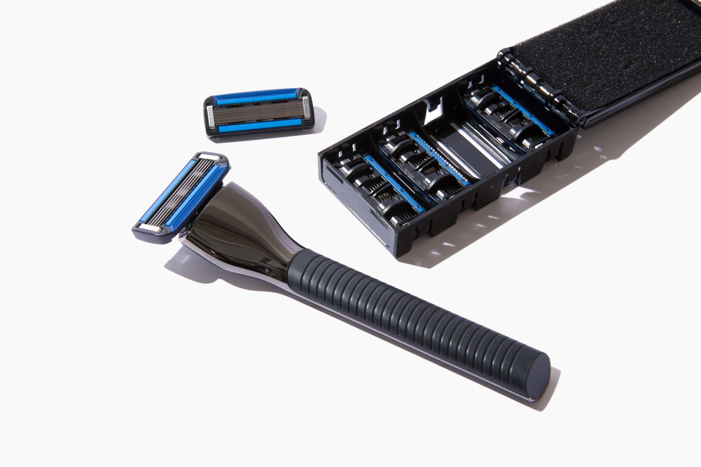 5 Blade Razor & Stand Kit, 5x 5-Blade Cartridges