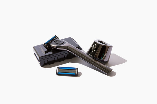 5 Blade Razor & Stand Kit, 5x 5-Blade Cartridges